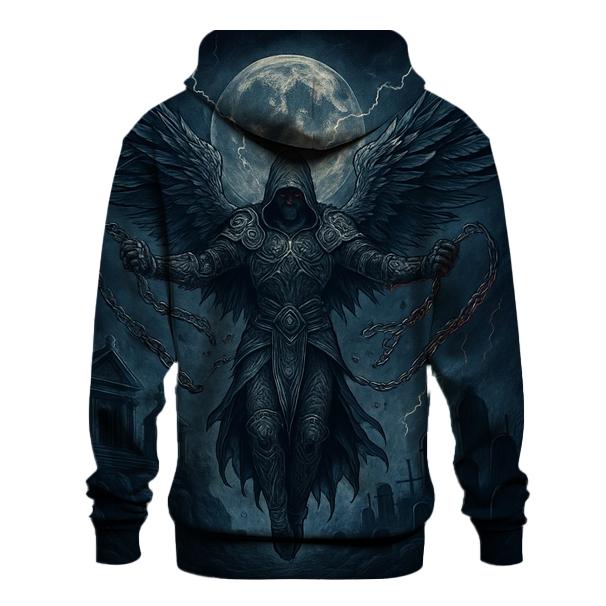 The Moonlit Seraph Of Broken Chains heavyweight hoodies