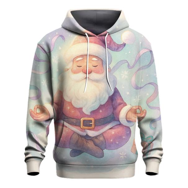Watercolor Blizzard Dream Santa heavyweight hoodies