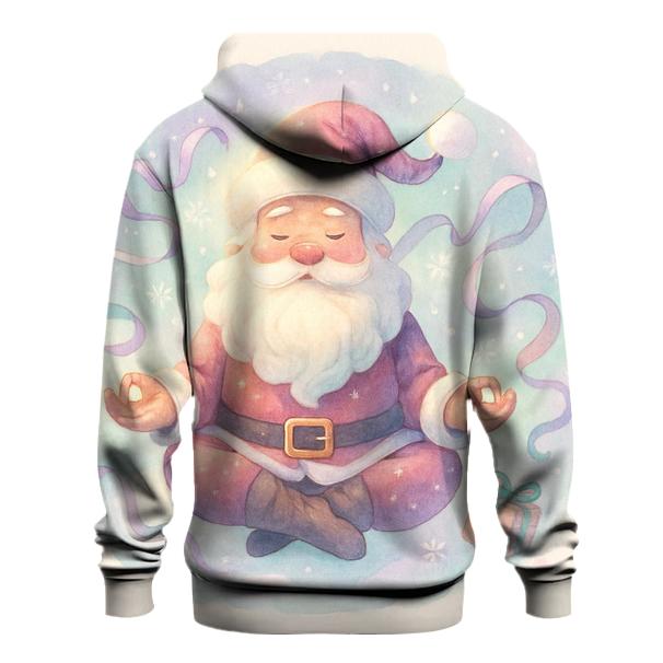 Watercolor Blizzard Dream Santa heavyweight hoodies
