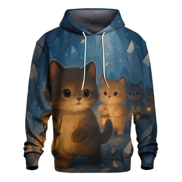 Crystal Cave Lantern Cat Parade hoodie designs