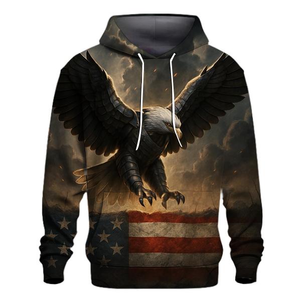 Eagle Of Steel Over The Flag Forged Horizon hoodie styles