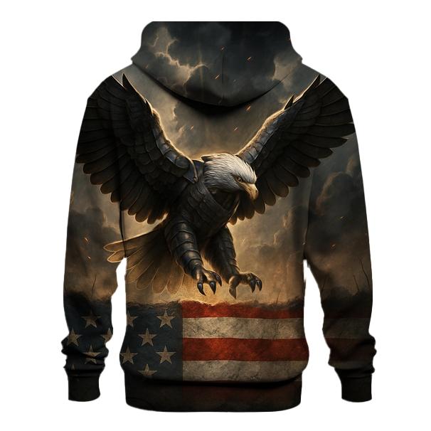 Eagle Of Steel Over The Flag Forged Horizon hoodie styles