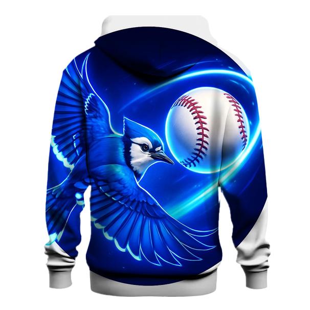 Electric Flight Trail Blue Jays In Orbit hoodie styles