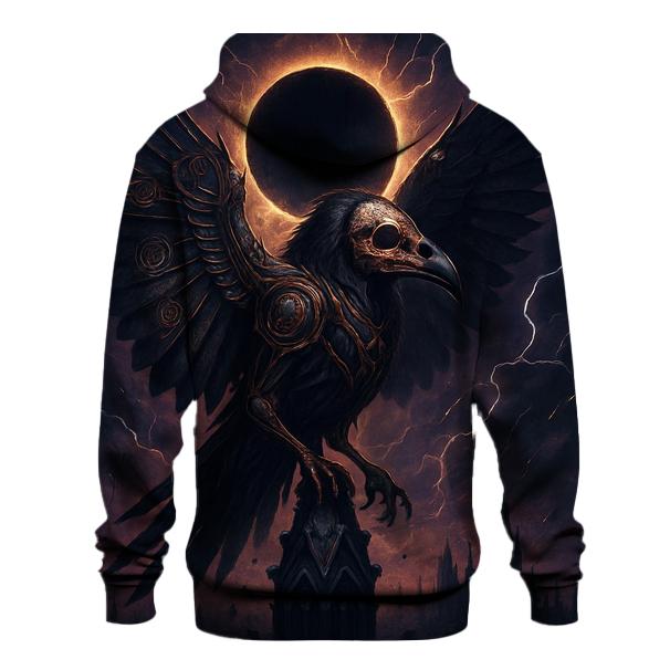 Raven Of The Copper Eclipse zip-up hoodies