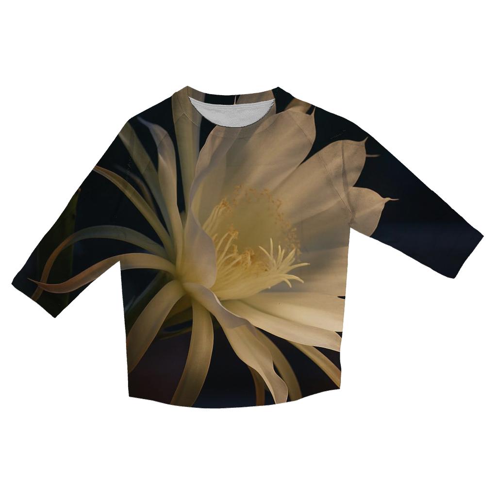 Night Blooming Cereus Before Dawn custom 3/4 sleeve shirts