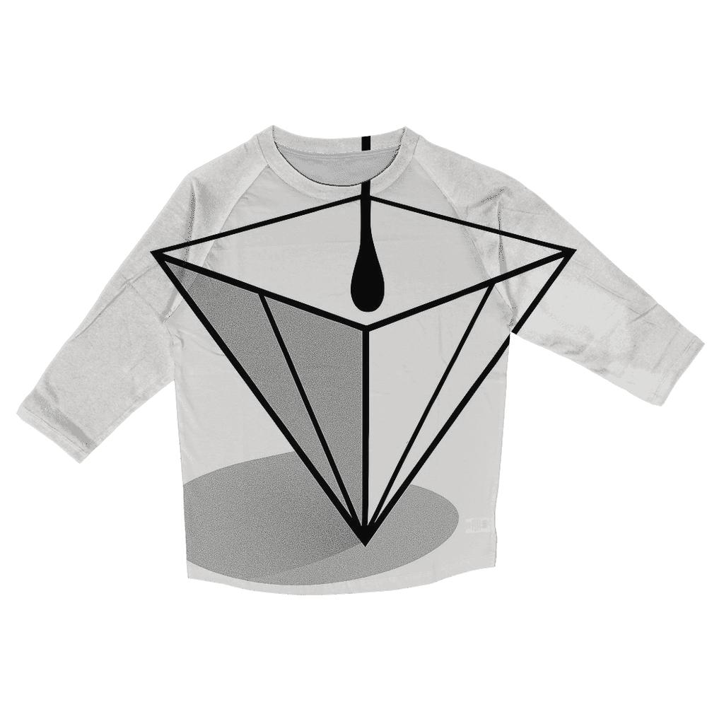 Filter Fold Geometry custom 3/4 sleeve shirts