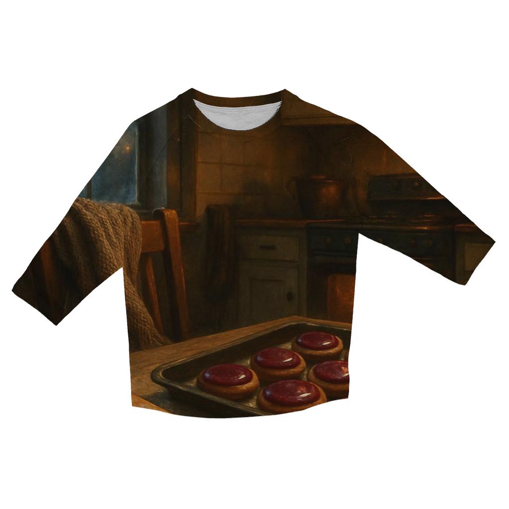 Sugarplum Kitchen At Midnight Baking cotton quarter sleeve shirts