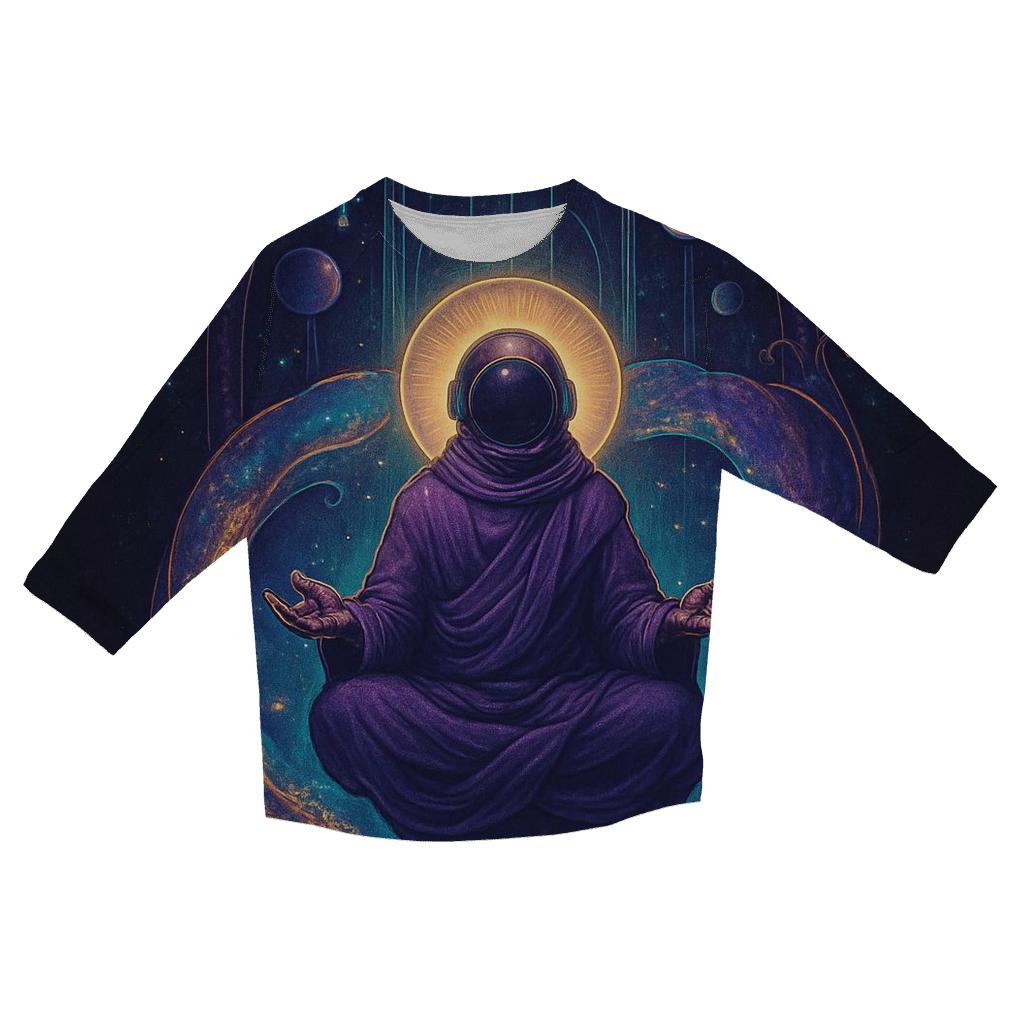 Cathedral Of The Tidal Nebula casual three quarter sleeve shirts