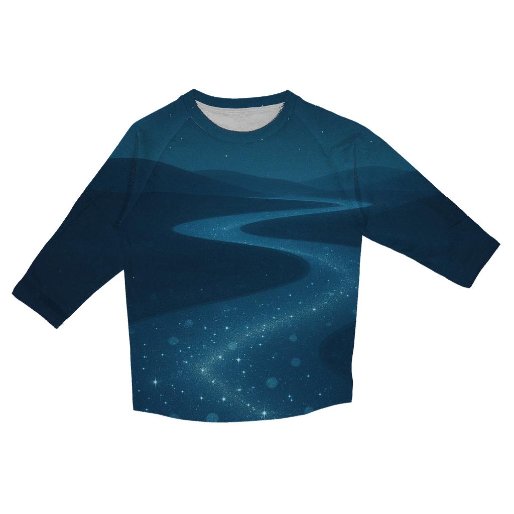 River Of Quiet Constellations cotton quarter sleeve shirts