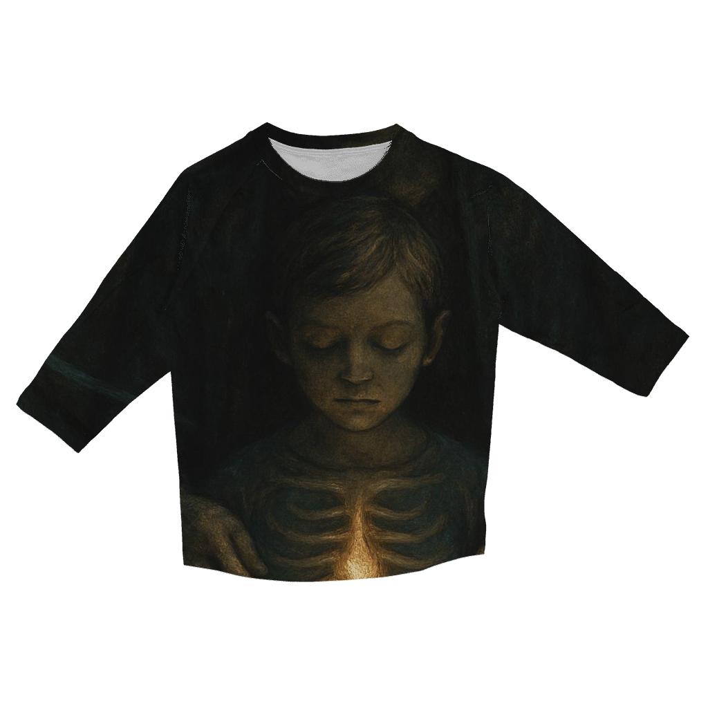 The Candle Within Your Ribs That She Shielded From The Wind designer 3/4 sleeve blouses