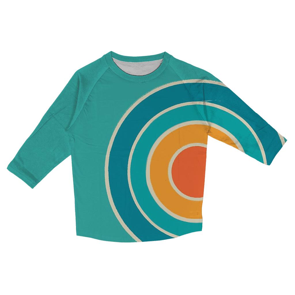 Binary Star Bullseye Offset Halo stylish quarter sleeve tops