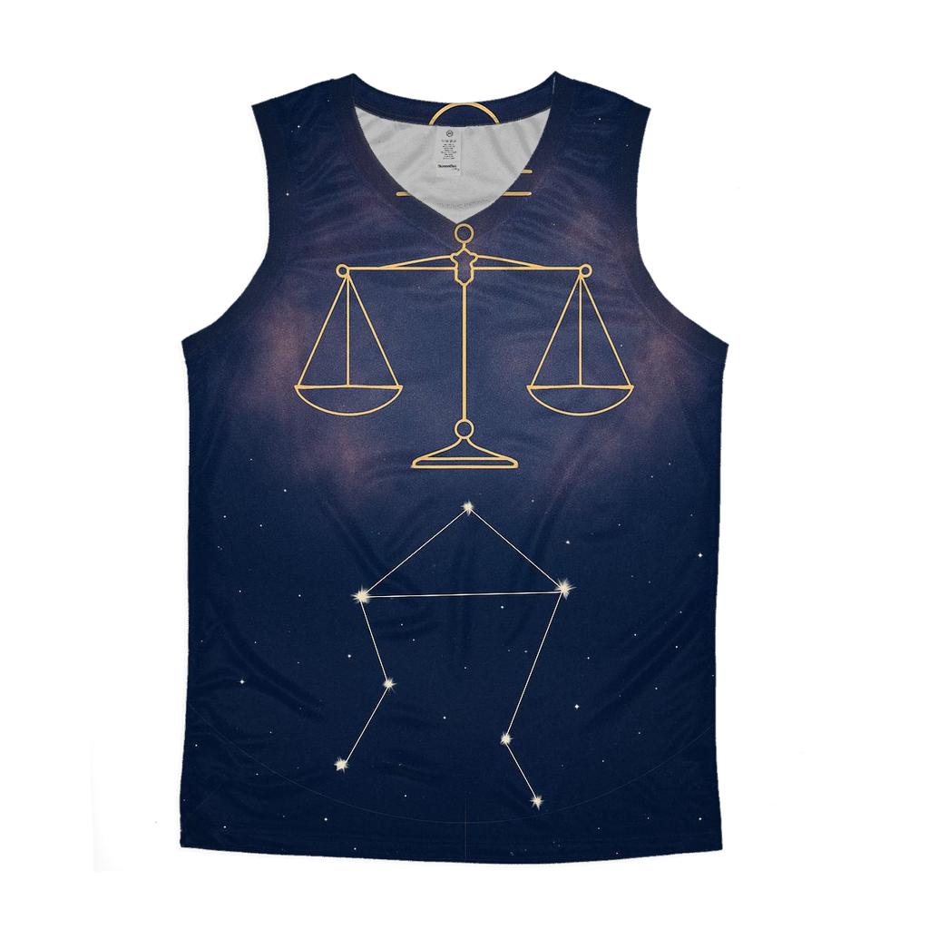 Libra Equinox Balance Star Chart custom tank tops