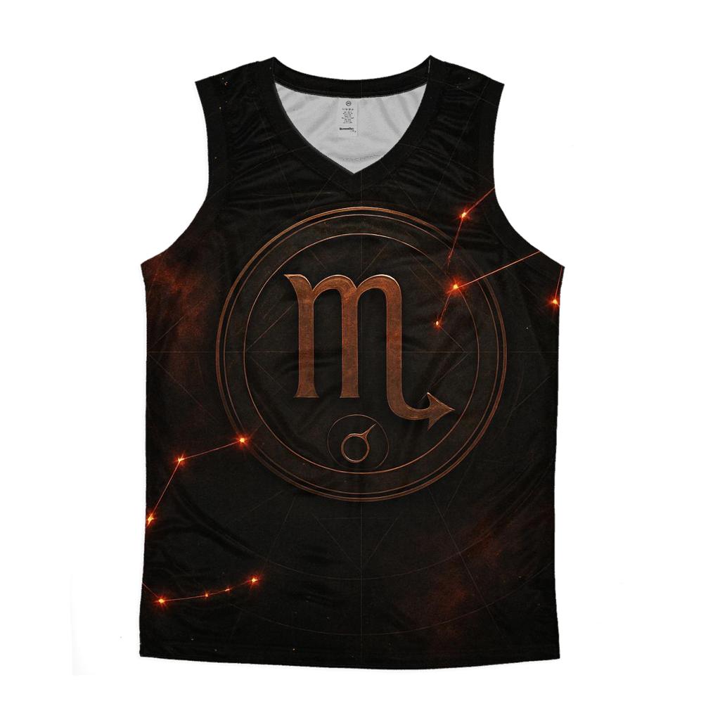 Scorpio Mars Retrograde Talisman Design sports performance tank tops
