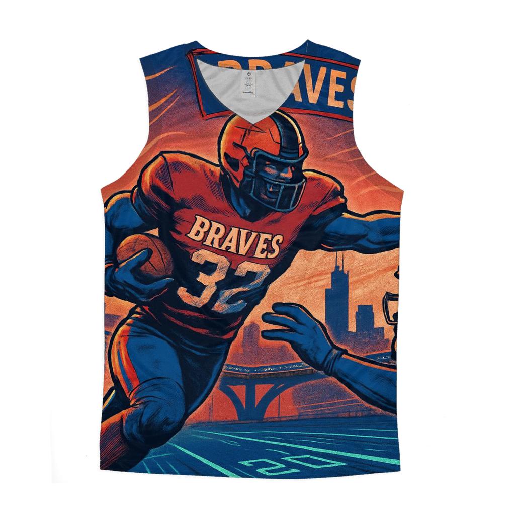 Windy City Skybridge Gridiron Duel stylish racerback tanks