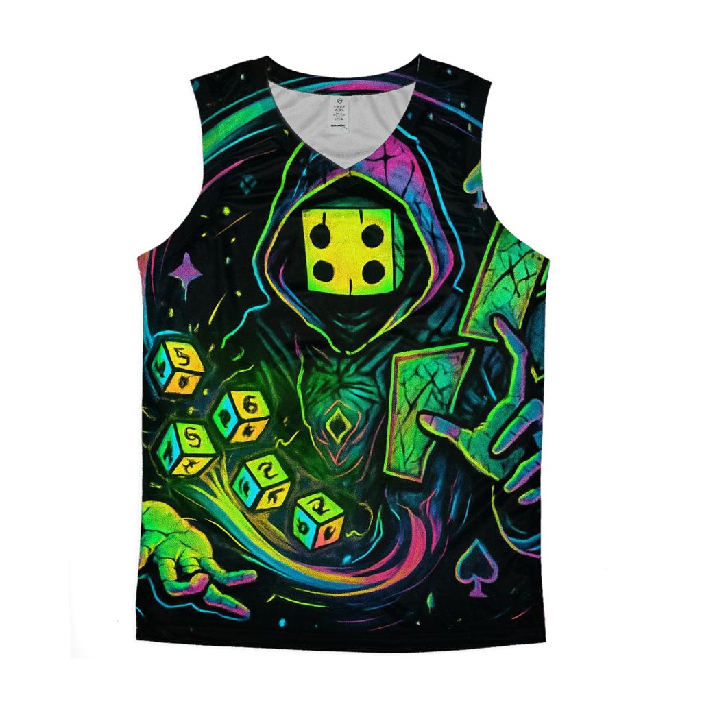 Dicefall Oracle cotton sleeveless tops