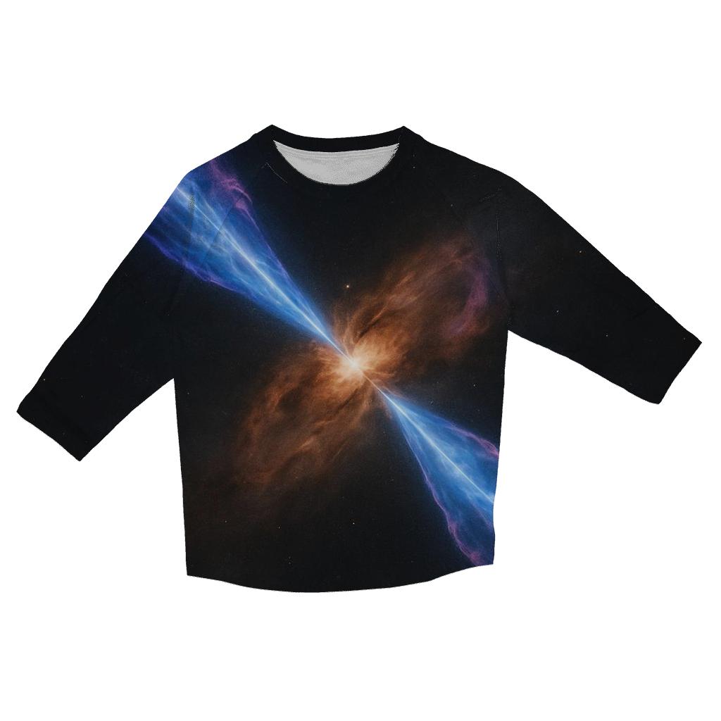 Bipolar Jet Outflow Shock Knots casual three quarter sleeve shirts