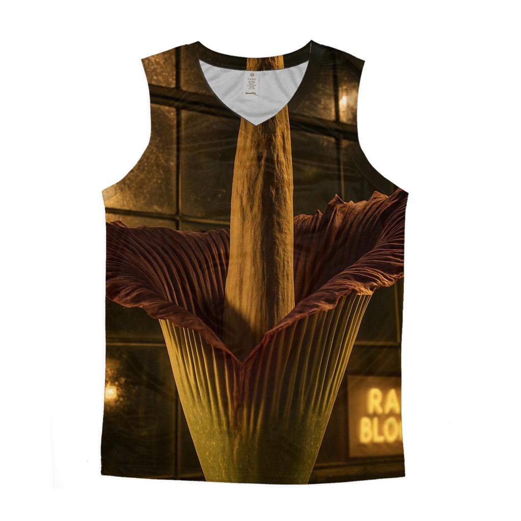 Titan Arum Bloom Inside A Conservatory sports performance tank tops