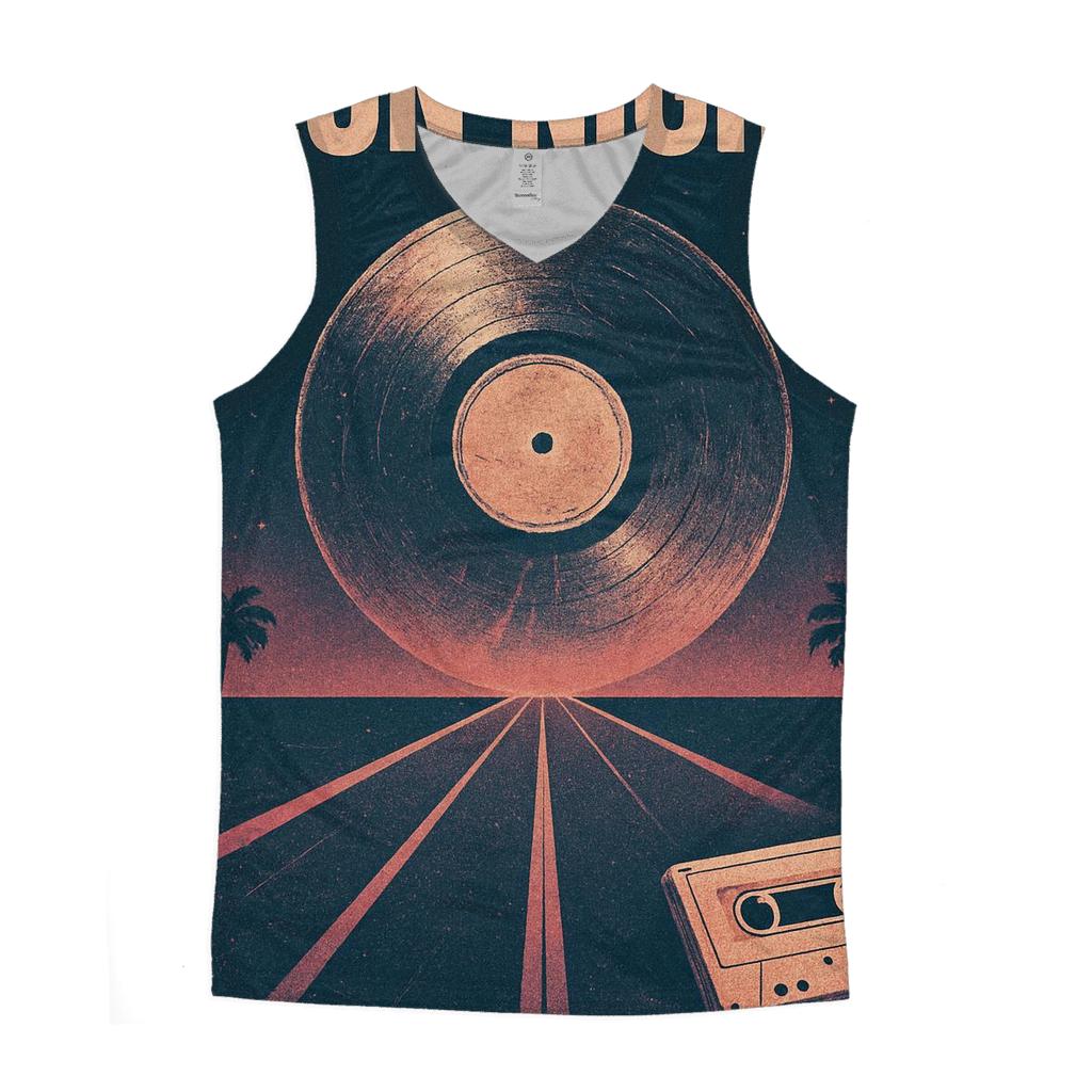 Worn Vinyl Night Drive Poster stylish racerback tanks