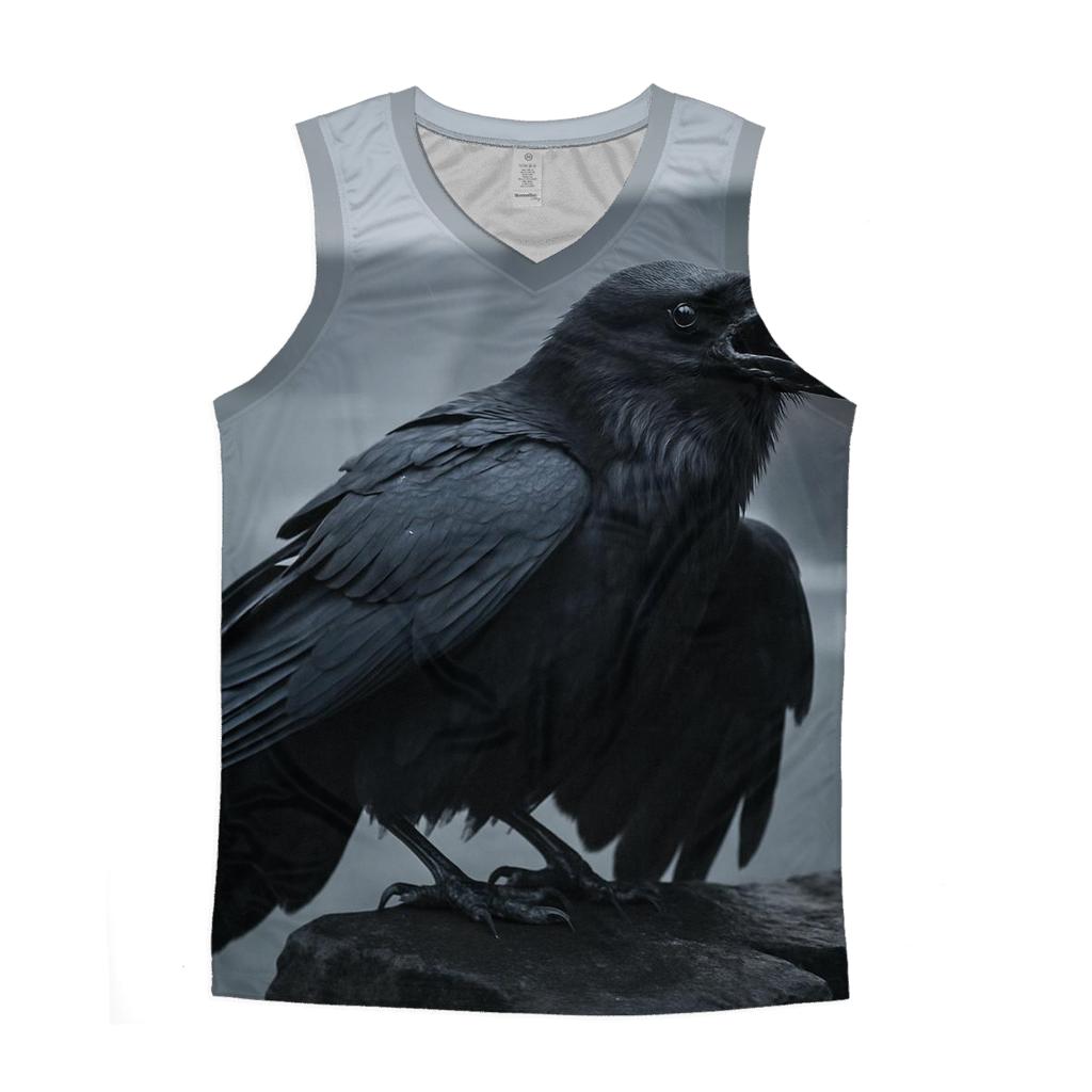 Basalt Ledge Mantling Common Raven stylish racerback tanks