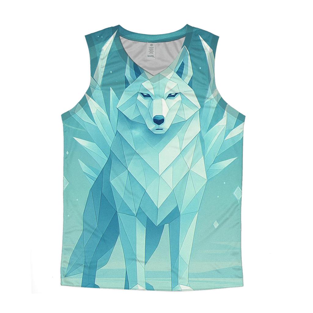 Prismatic Tundra Guardian graphic print tank tops