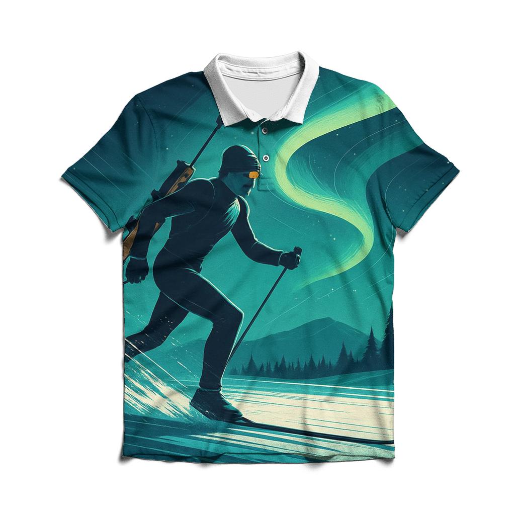 Aurora Biathlon Sprint premium cotton polo shirts