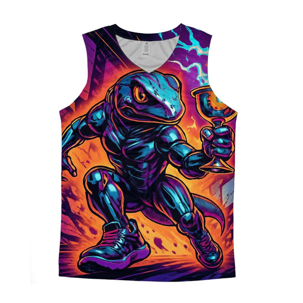 Neon Lizard Grail Runner trendy fitted tank tops