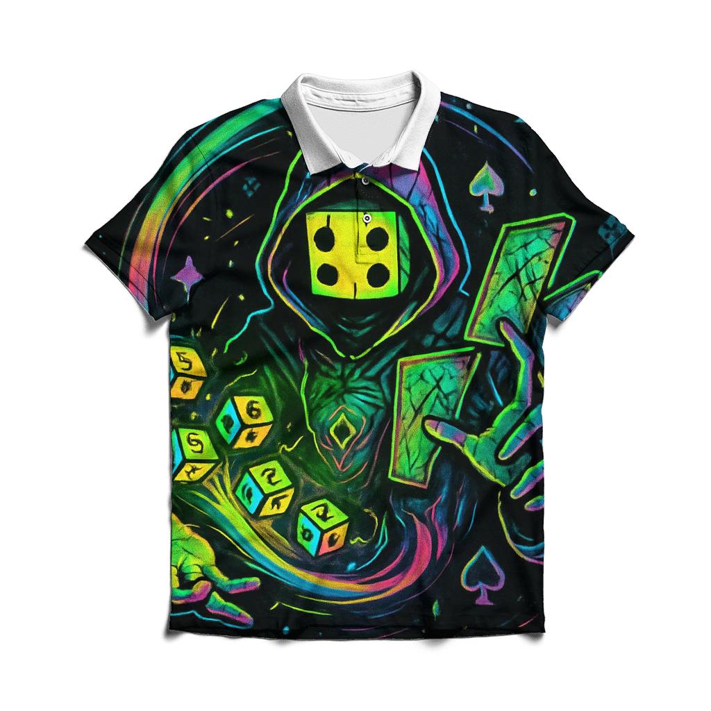 Dicefall Oracle embroidered polo tops