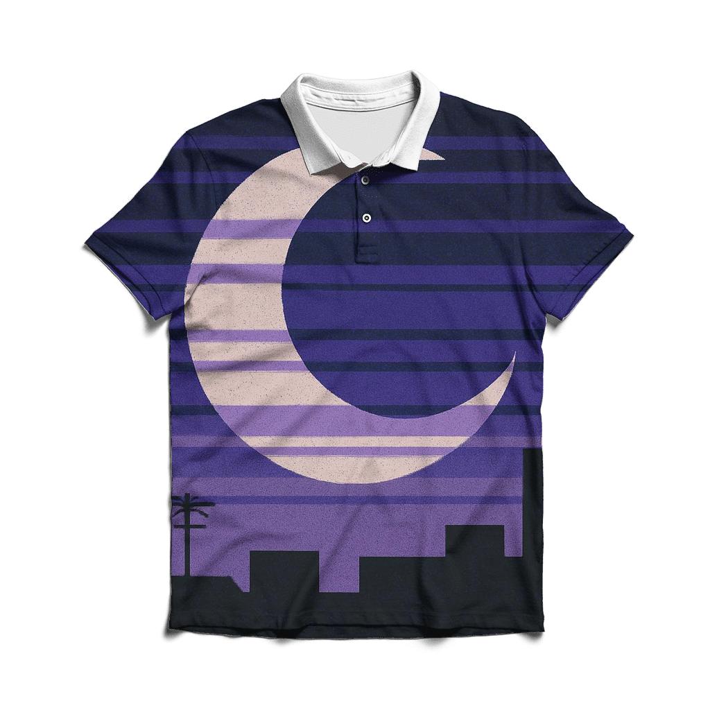 VHS Moonlight Tracking Bars personalized polo shirts