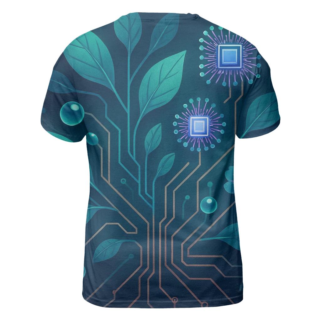 Aurora Circuit Garden designer pattern shirts