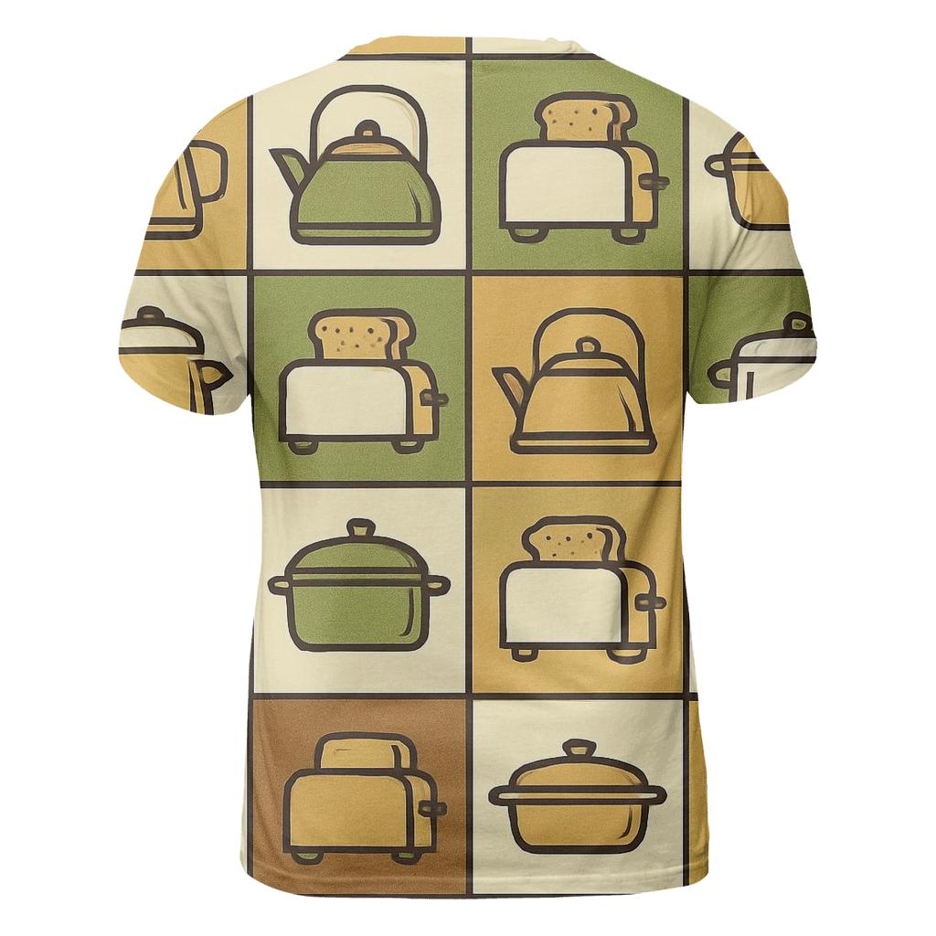Avocado Kitchen Tile Groove artistic all-over print tops