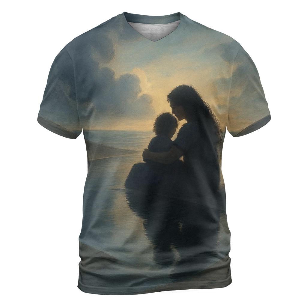 The Quiet Harbor Where Every Storm Learns To Rest vibrant all-over design tees