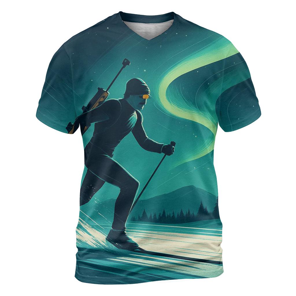 Aurora Biathlon Sprint statement graphic shirts