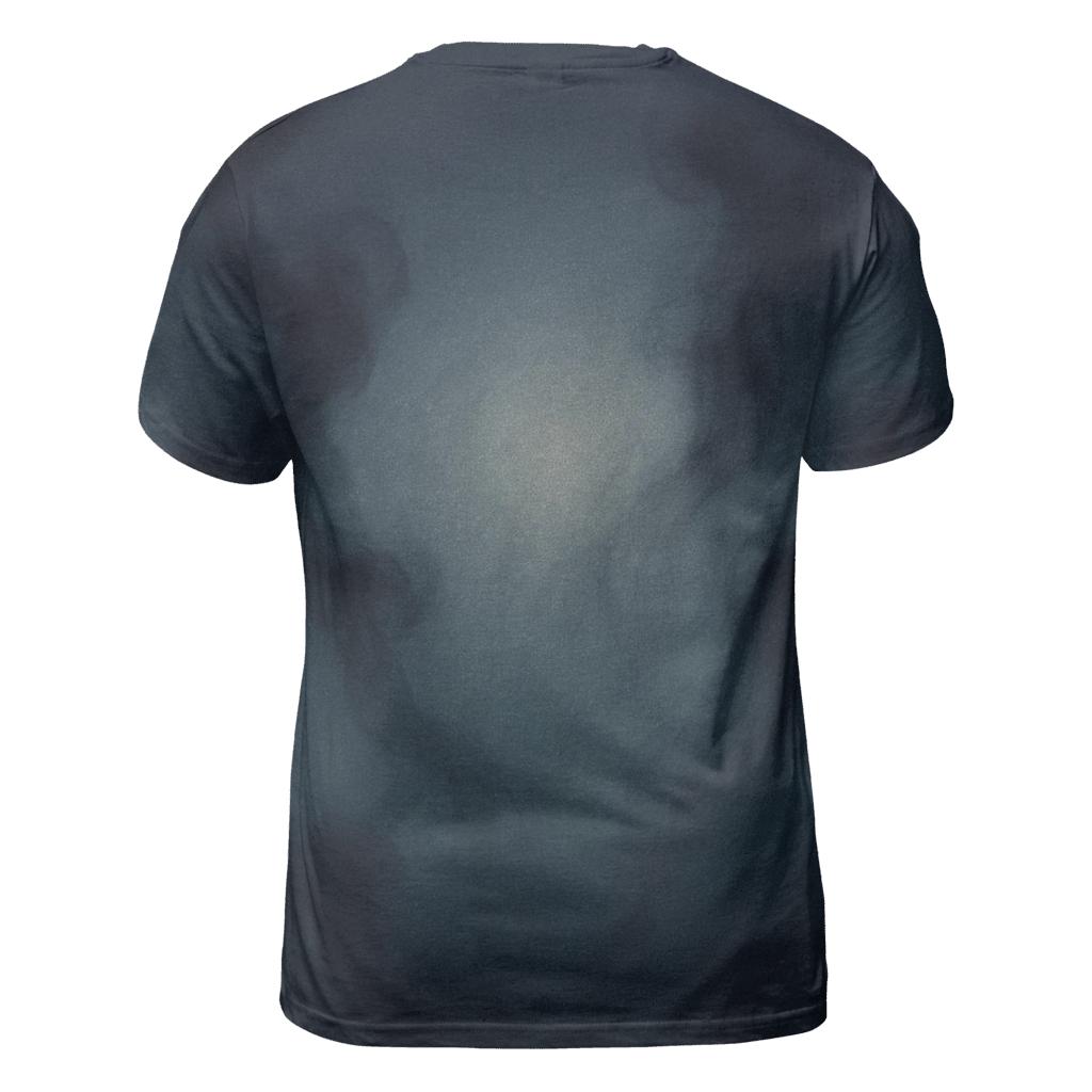 Moonlit Ink Diffusion trendy printed shirt styles