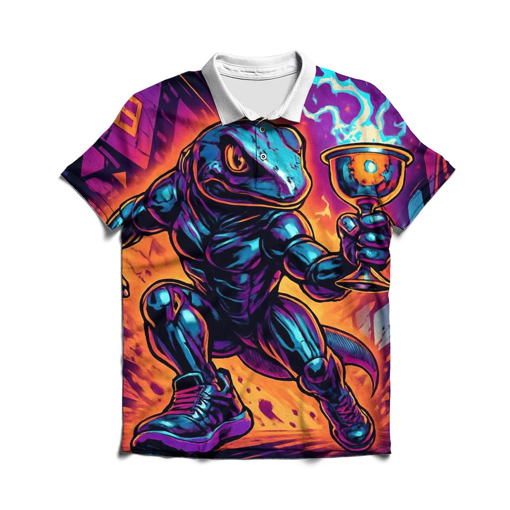 Neon Lizard Grail Runner casual sports polo shirts
