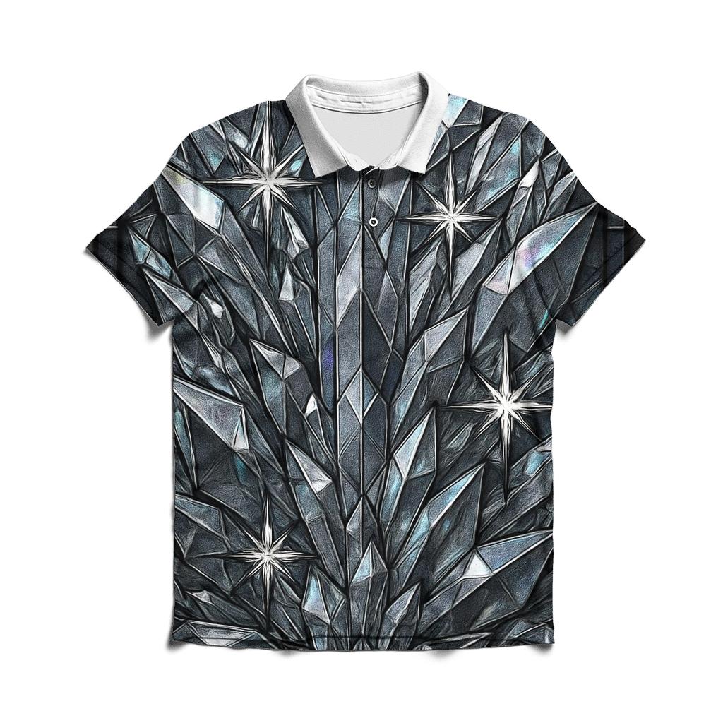 Charcoal Prism Cathedral casual sports polo shirts