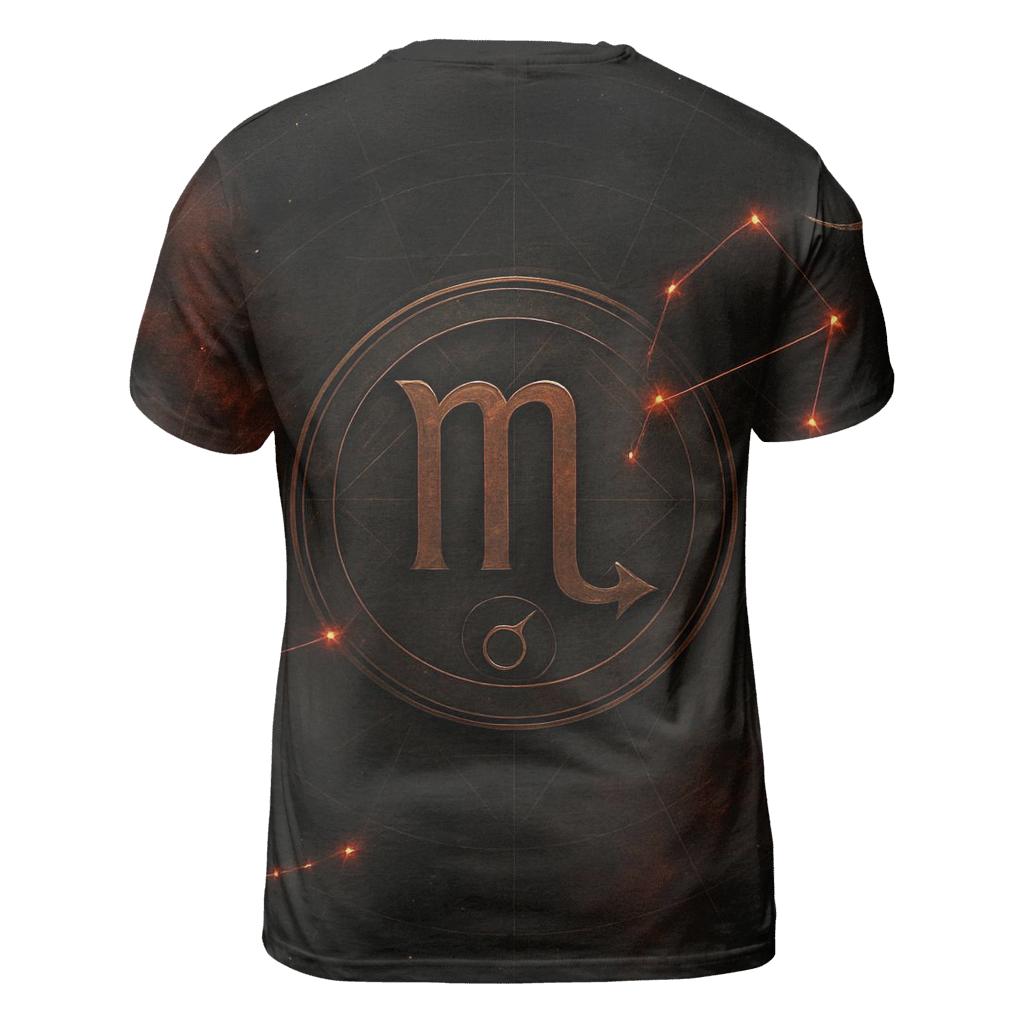 Scorpio Mars Retrograde Talisman Design trendy printed shirt styles