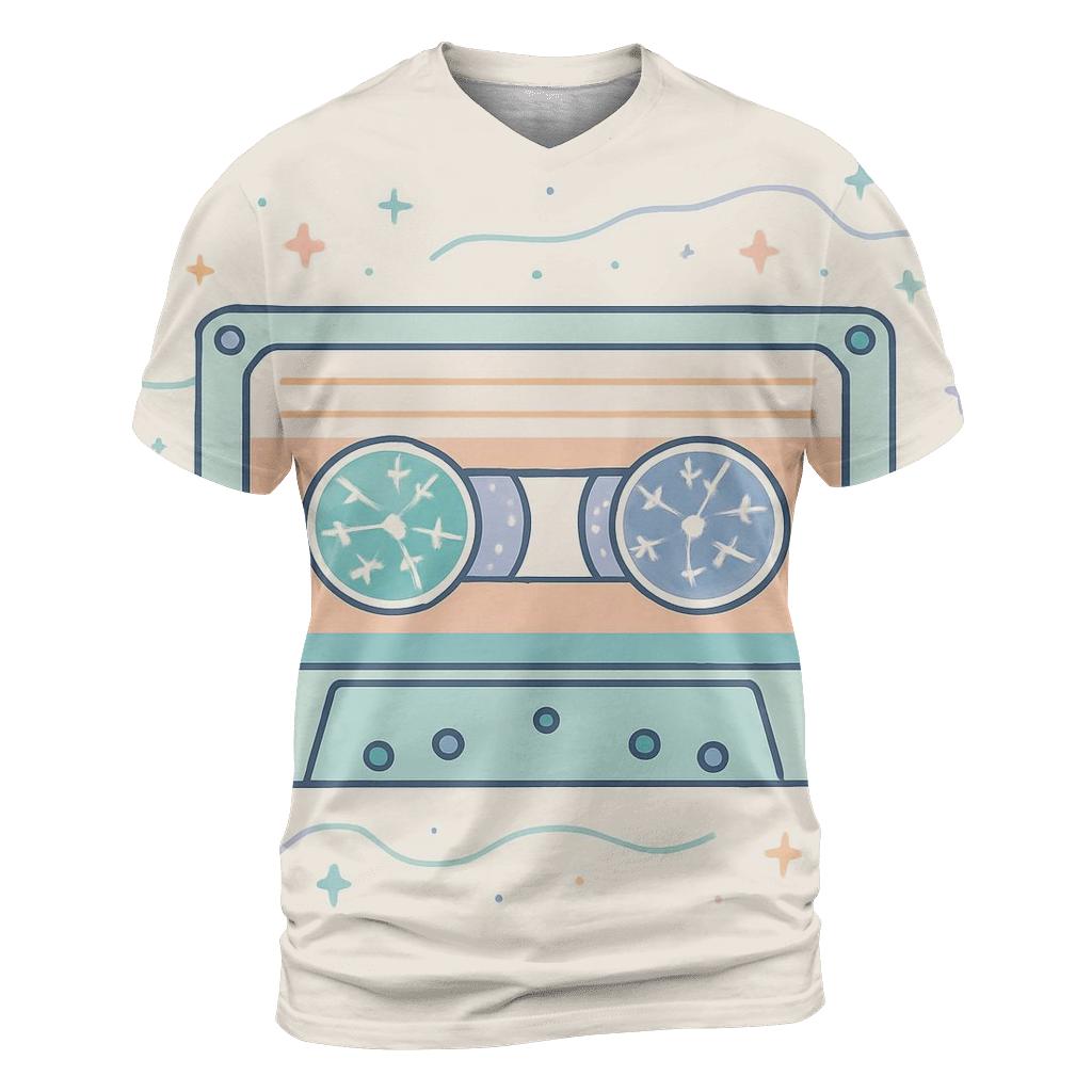 Cassette Constellation Map designer pattern shirts