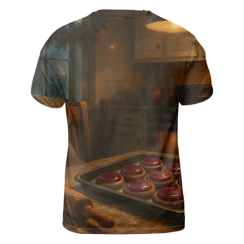 Sugarplum Kitchen At Midnight Baking personalized full print shirts