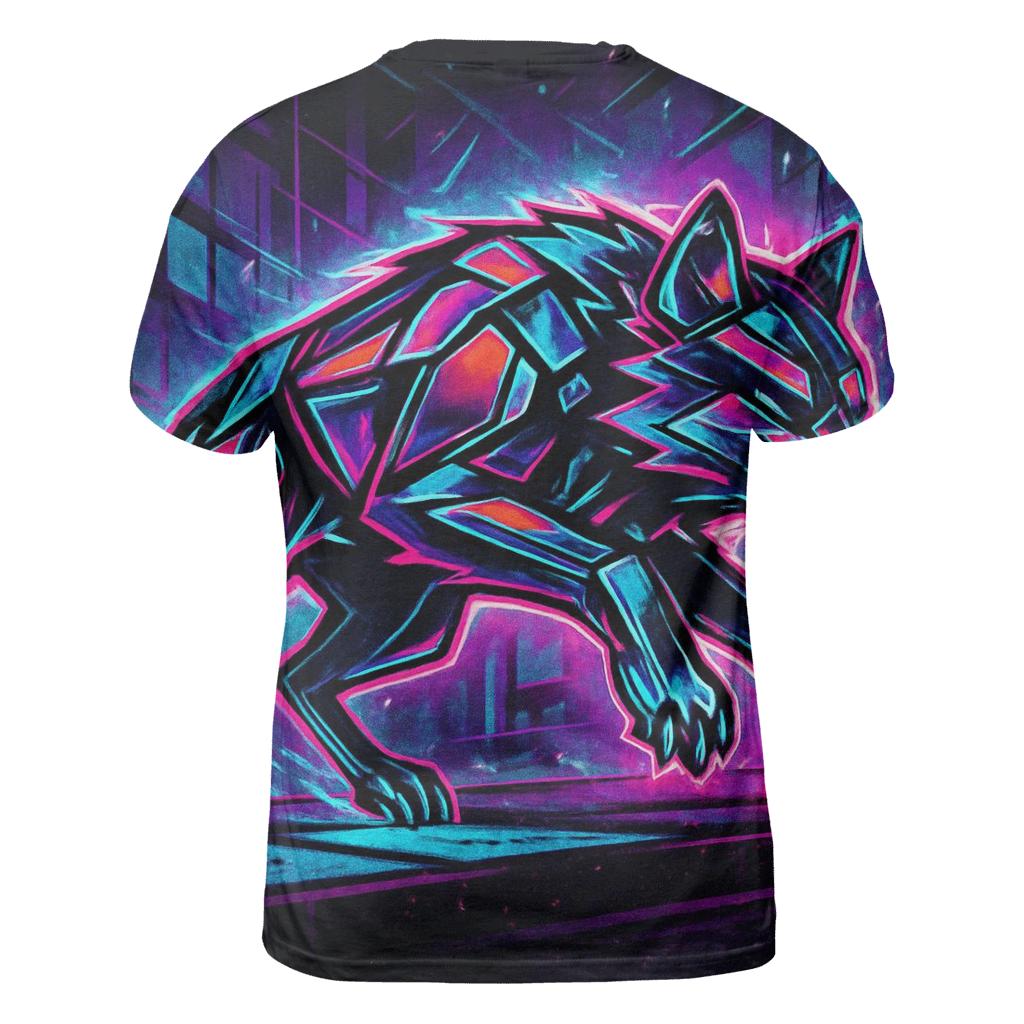 Neon Rift Streetrunner Wolf custom all-over print shirts
