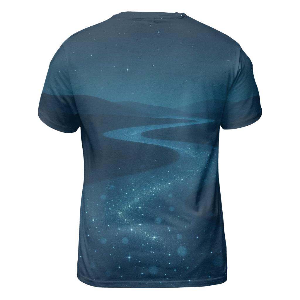 River Of Quiet Constellations artistic all-over print tops