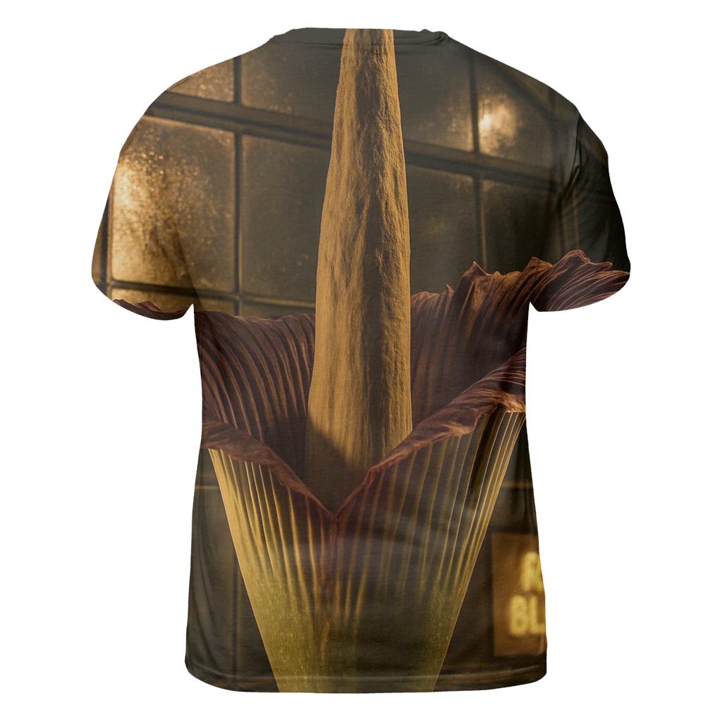 Titan Arum Bloom Inside A Conservatory statement graphic shirts