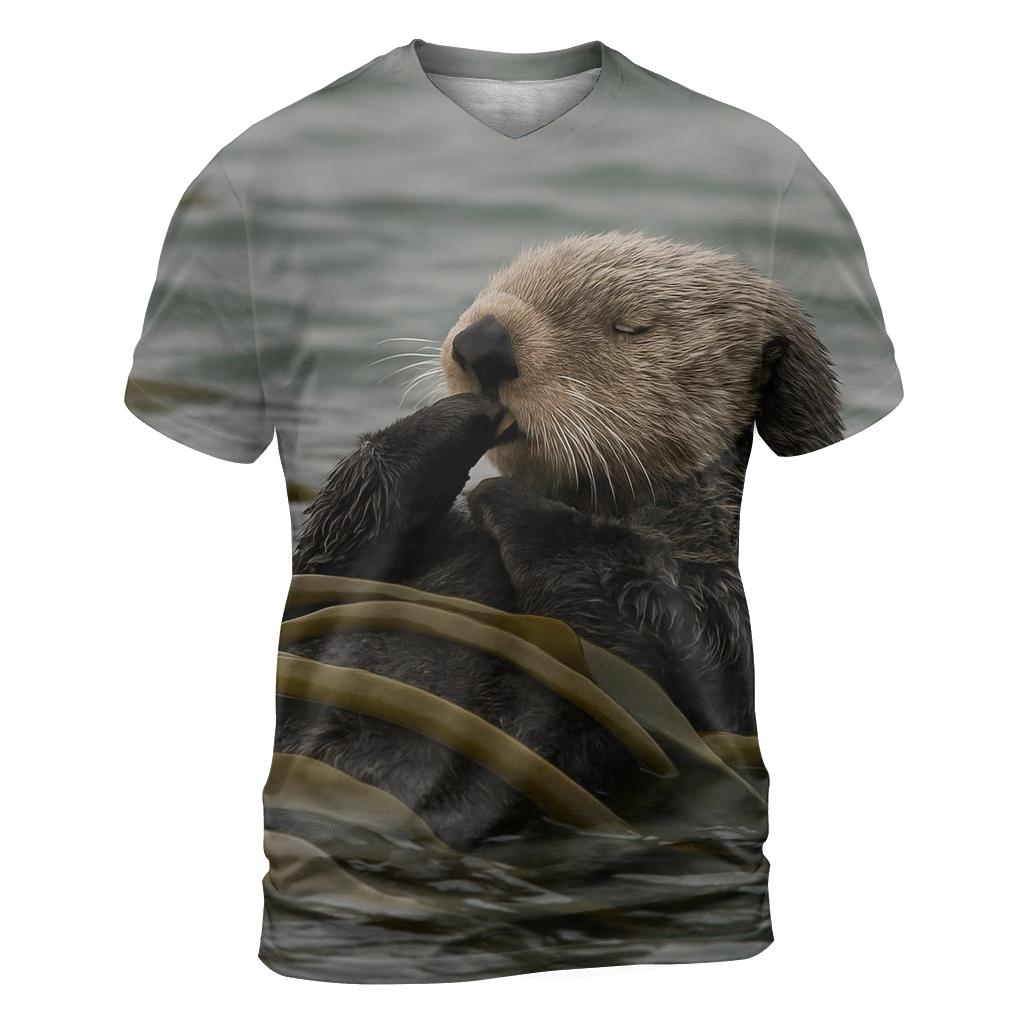 Kelp Veil Sea Otter personalized full print shirts