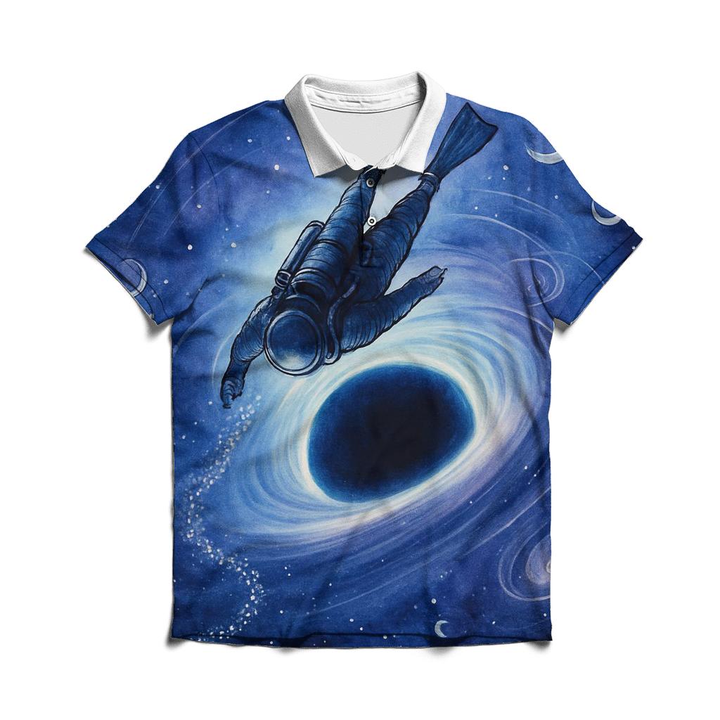 Sapphire Event Horizon Diver premium cotton polo shirts