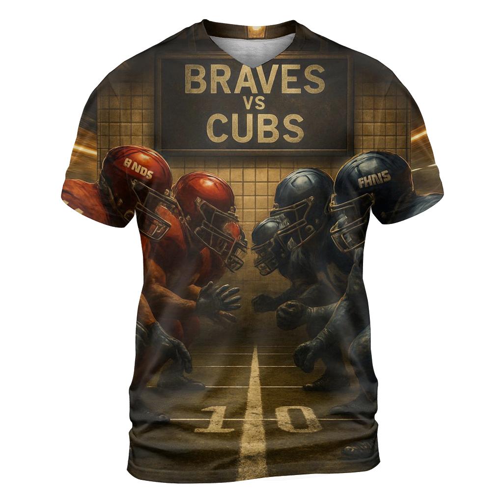 Subway Tunnel Huddle Break Showdown designer pattern shirts