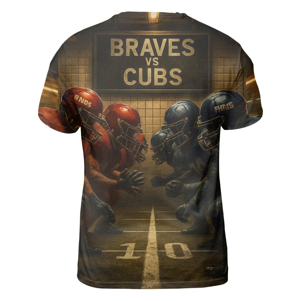 Subway Tunnel Huddle Break Showdown designer pattern shirts