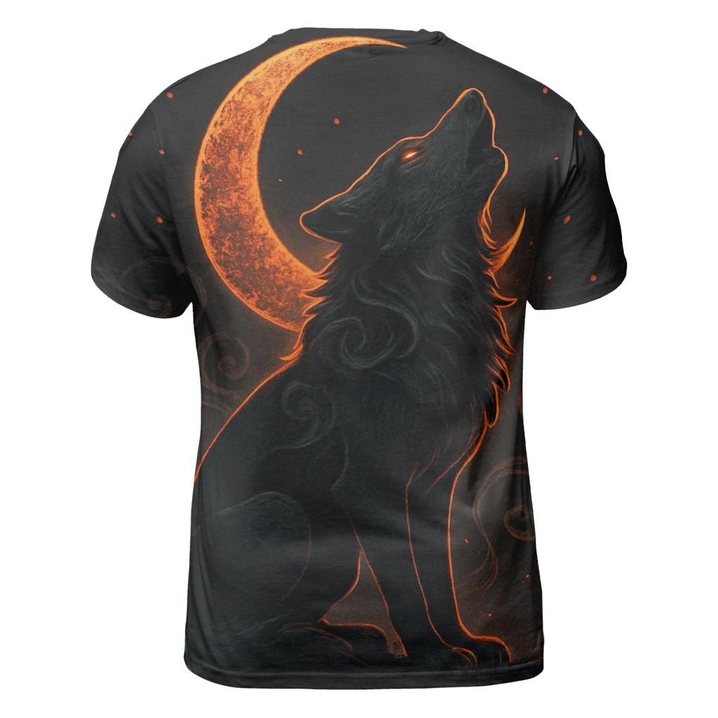 Crown Of The Ashen Moon vibrant all-over design tees