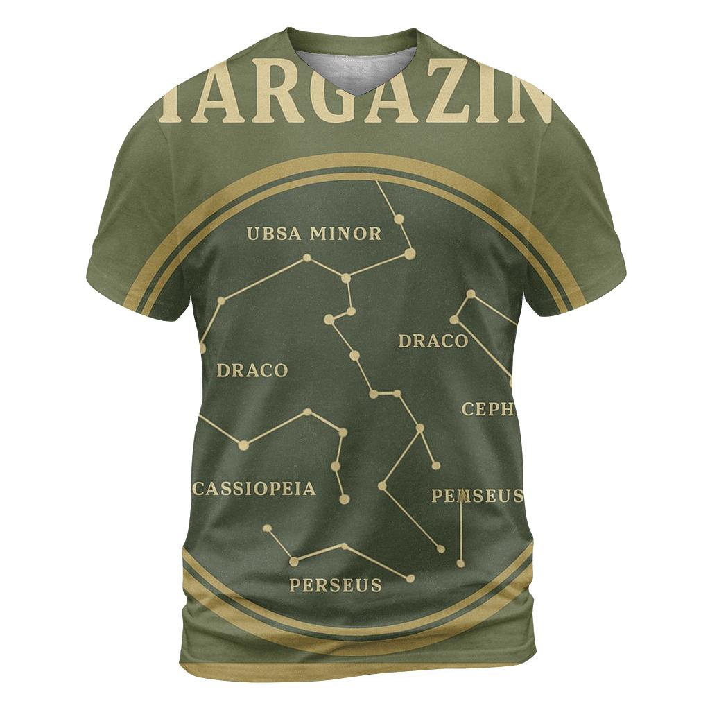 Retro Observatory Field Guide Cover trendy printed shirt styles