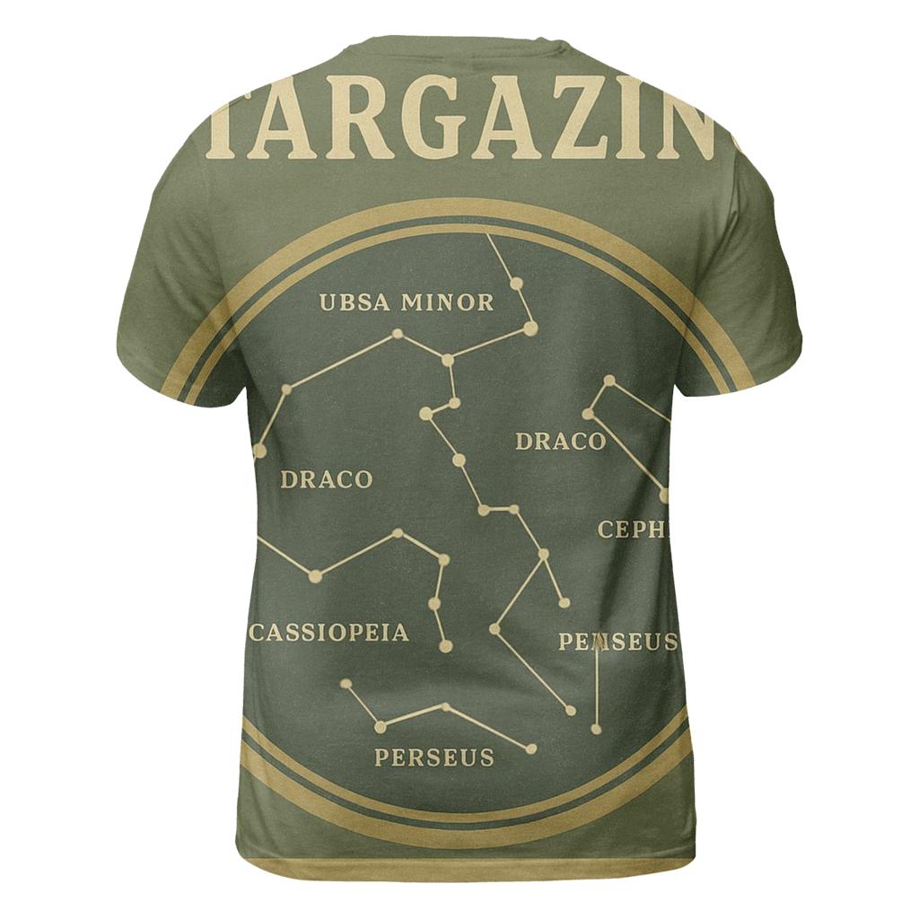 Retro Observatory Field Guide Cover trendy printed shirt styles