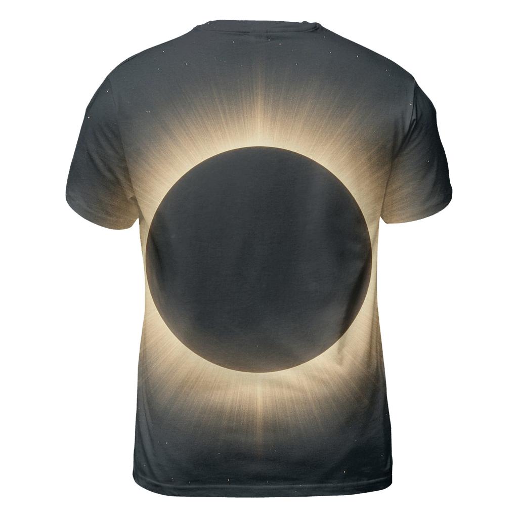 Eclipse Corona Petal Halos unique graphic print tees