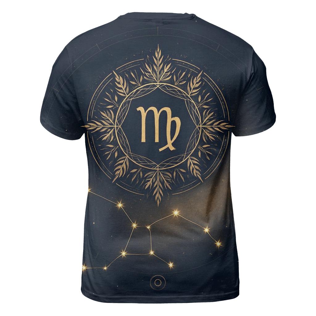 Virgo Harvest Maiden Celestial Mandala custom all-over print shirts